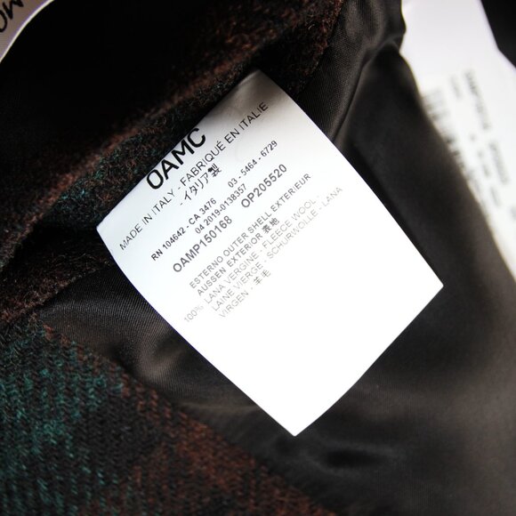 BNWT AW19 OAMC D.B HARRIS TWEED TARTAN JACKET 52 - Picture 12 of 13